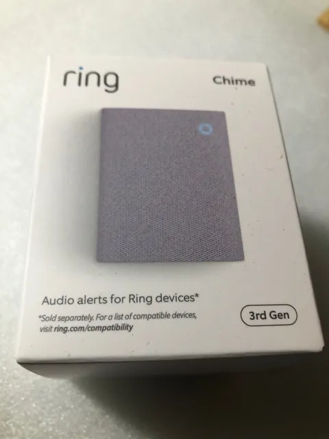 Ring Chime 3rd Gen Indoor Plug-In Doorbell Chime Ring’s Latest Release 2025(V16