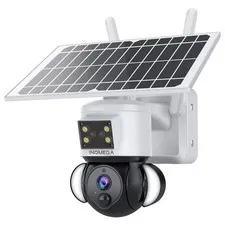 INQMEGA Solar Security Cameras Tuya Smart,3MP FHD WiFi 360° View 15000mAh Sol...