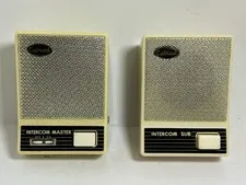 Vintage MCM Mid Century Calrad Intercom System In Box
