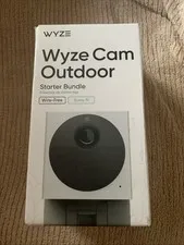 Wyze Cam Outdoor Starter Bundle 1080p HD Indoor Outdoor Wire-Free