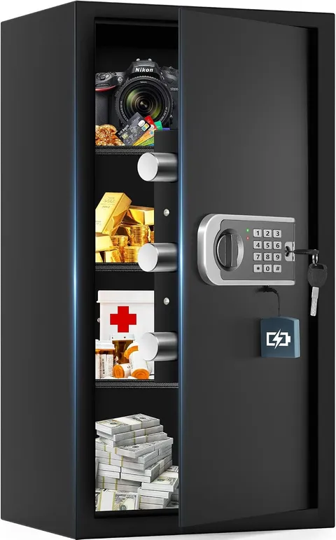 6.0 Cuft Fireproof/Waterproof Home Steel Safe