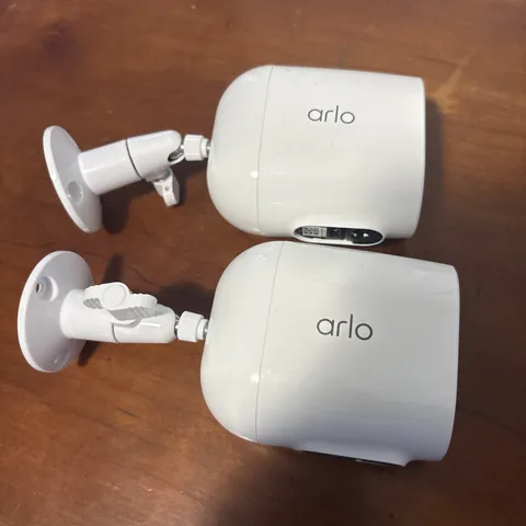2 Arlo Essential VMC2030 Spotlight Wireless Indoor/Outdoor Cameras
