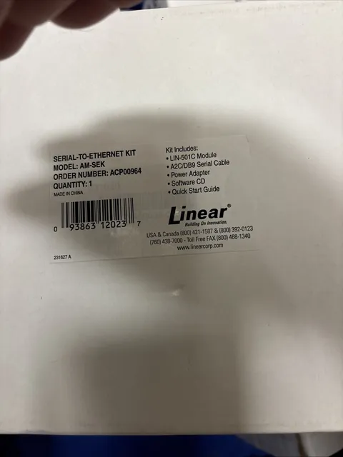 Linear Access Control Serial-To-Ethernet Adapter Kit (ACP00964)