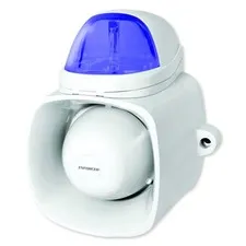 Seco-Larm Enforcer Siren/Strobe with Audio Input, Blue (SH-816S-SQ/B) [Open Box]
