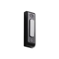 Globe Black Metal/Plastic Wired Pushbutton Doorbell 18000216