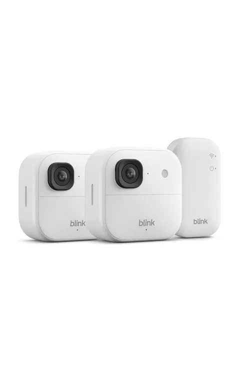 NEW Blink Outdoor 2K+ Wireless Security Cameras 2 Camera System | White | SEALED