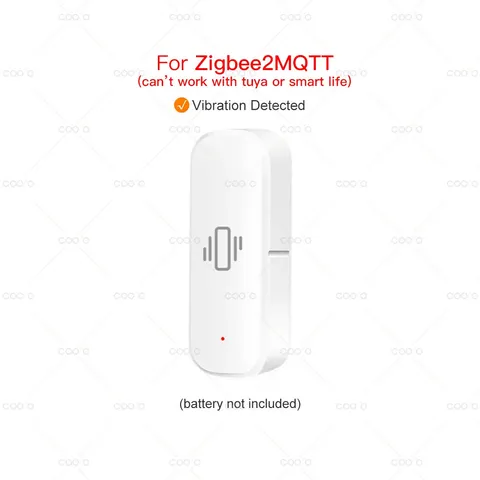 Zigbee 3.0 Vibration Sensor Real Time Door Window Tilt Alarm Home Security Prote