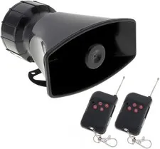 7 Tone Sound Loud Car Siren Vehicle Horn Hooter/Ambulance/Siren/Traffic Sound wi