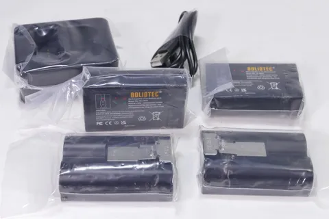 4Pack 6040mAh Rechargeable Battery and Charger Station for Ring Doorbell 2/3/4