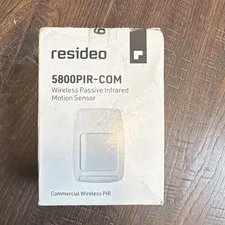 Resideo 5800PIR-COM Wireless Indoor PIR Motion Sensor, Battery Operated, White