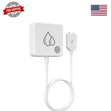 Water Leak Detector for Home, 95dB Water Alarm, 1m Probe, Hub Add-On | One pr...