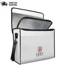 Secure Travel with Fireproof Document Bag - Lightweight Thermal Insulation XS