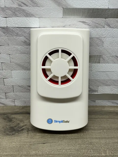 SimpliSafe 105 Decibel Wireless Siren 1st Generation Home Security WS1000
