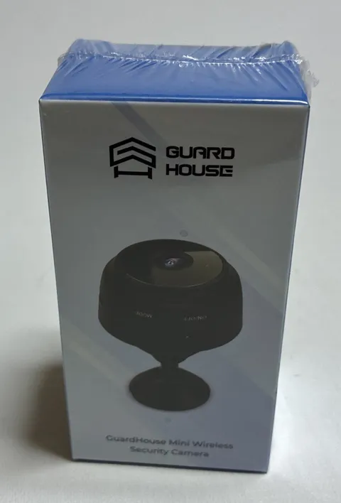GuardHouse Mini Wireless Security Camera Black Indoor 30963-V1 Guard House - New