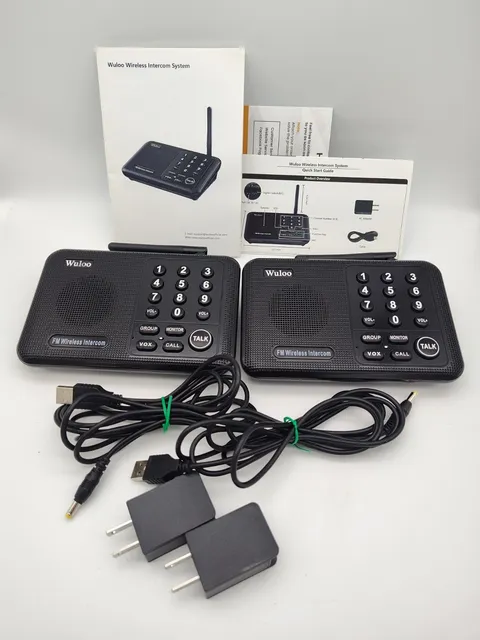 Wuloo Wireless Home Intercom System WL-666 2-Pack