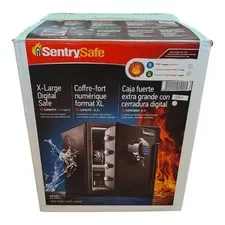 SentrySafe SFW123GTC Fire/Water Resistant Safe Digital Lock Key Black 60 Min