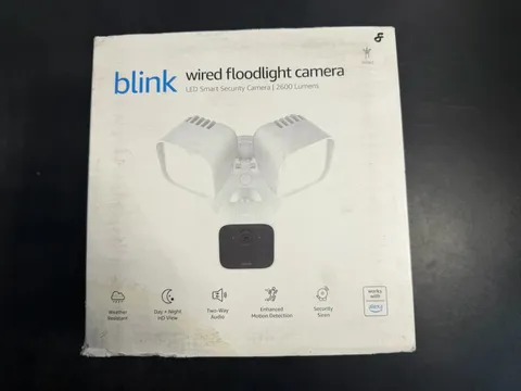 Blink Wired Floodlight Camera Smart security camera, 2600 lumens, HD live Sealed