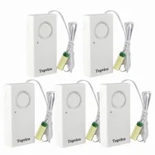 Water Leak Detector, 120dB Loud Siren, Powered by 9V Battery (not Include), A...