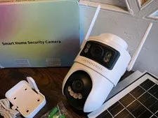 LIANANVISIA Outdoor 4G Cellular Solar Security Camera, Waterproof