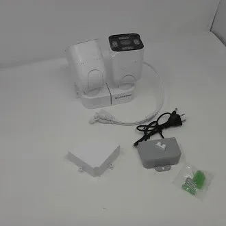 WHITE - PHANSATIM DUAL LENS WIFI OUTDOOR CAMERA