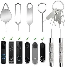 8 Pcs Security Pin Key Release Removal Tool Compatible with Arlo Video Sliver 
