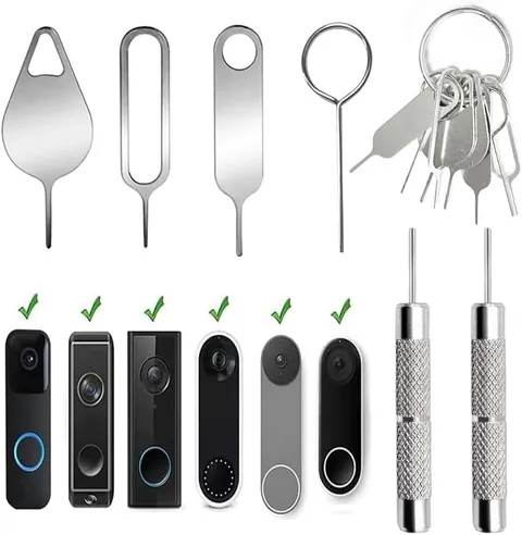 8 Pcs Security Pin Key Release Removal Tool Compatible with Arlo Video Sliver 