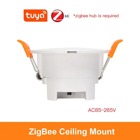 Tuya Zigbee 24G Mmwave Radar Human Presence Sensor Luminance/Distance Small Moti