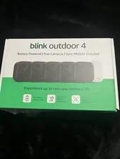 BRAND NEW BLINK Outdoor 4 (4th Gen) 5-Camera Security System w/ Sync Module Core