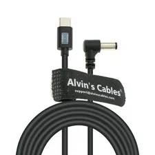 PD USB-C Type-C to DC 5.5 x 2.5mm 12V Power Cable for Blackmagic Video Assist...