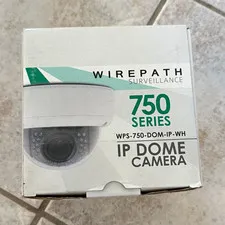 Wirepath 750 Series WPS-750-DOM-IP-WH 1080p PoE IP Dome Camera White