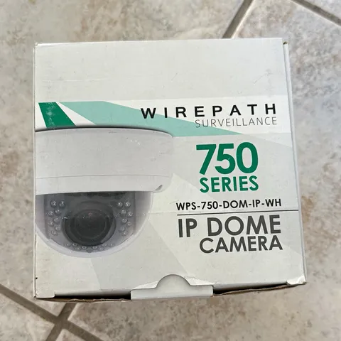 Wirepath 750 Series WPS-750-DOM-IP-WH 1080p PoE IP Dome Camera White