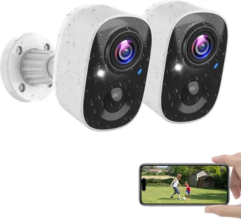 Vicohome Security Cameras Wireless Outdoor, 2K Battery Powered Wifi Cameras for