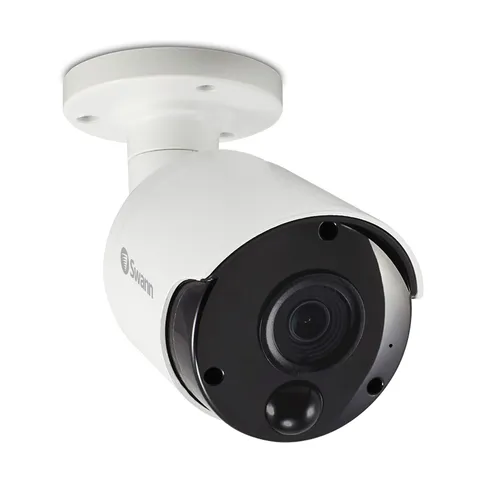 Swann Wired PIR Bullet Security Camera, 4K Ultra HD Surveillance Cam with Col...