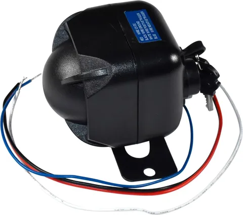 HQRP Battery Back-Up Siren 15W DC12V 115db Universal for Car, Marine, Home Alarm