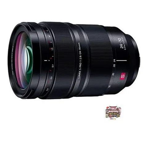 Panasonic LUMIX S PRO 24-70mm F2.8 Black Large-Aperture Standard Zoom Lens for