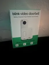 *NEW* Blink Video Doorbell Battery Powered 2nd Gen With Sync Module System White