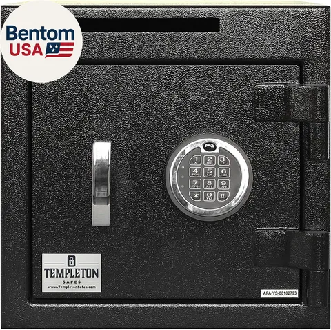 T864 Small Depository Drop Safe with Multi-User Keypad and Key Backup