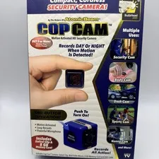 Atomic Beam Cop Cam Mini Security Camera by BulbHead Body Cam Dash Cam w/ Clip