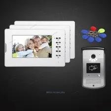 7inch Video Door Entry Security Intercom with IR Night Vision for Home Security