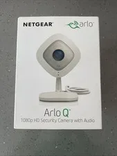Arlo Q VMC3040 Wired 1080p HD Security Camera Night Vision Alexa Netgear -SEALED
