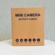 Mini HD IP Camera Wireless Battery Powered Security Camera Magnetic Mount Black