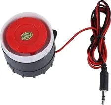 120dB Mini Red Wired Horn Siren for Home Security