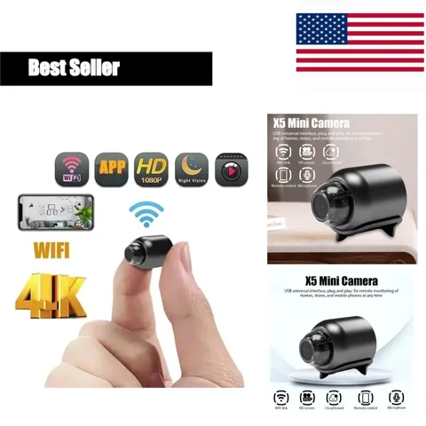 Mini Wireless Security Camera 1080p Night Vision Motion Detection X5