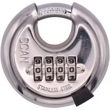 Scan XA115 Stainless Steel Disc Type Lock 70mm