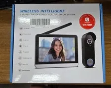 Bvavo Video Doorbell Camera and Intercom System with 7" Screen Monitor