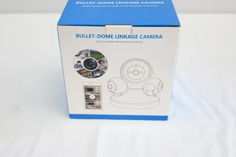 Smart Home Surveillance Camera featuring a triple-lens design