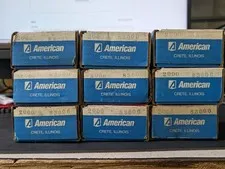 Lot of 9 NOS American Lock Series 2000 Puck Padlock Keyed Alike 83000 No Keys