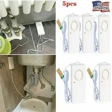 5pcs Instapark IN07A Water Leak Leakage Detection Detector Sound Alarm Sensor US