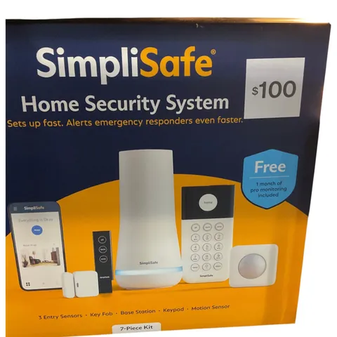 SimpliSafe Home Security System 7-Piece Kit