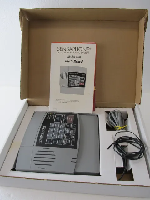 Sensaphone 400 Alarm Dialer Very Good Condition in Box w/ Manual, Power Adapter